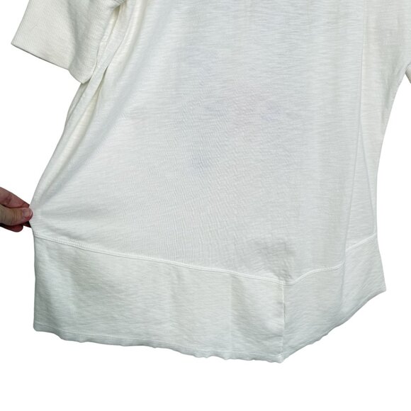 Sundance Embroidered Ivory Tunic Top, S - Picture 6 of 9